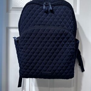 EUC Vera Bradley Large Laptop Backpack - Navy